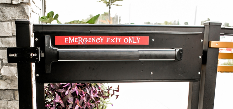 emergency push bar installation in Melbourne